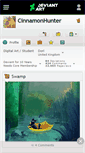 Mobile Screenshot of cinnamonhunter.deviantart.com
