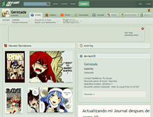 Tablet Screenshot of gerezada.deviantart.com