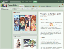 Tablet Screenshot of pandoraclub.deviantart.com