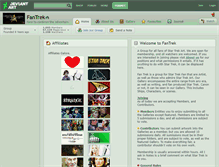 Tablet Screenshot of fantrek.deviantart.com