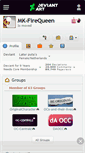 Mobile Screenshot of mk-firequeen.deviantart.com