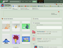 Tablet Screenshot of ederedyy.deviantart.com