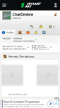 Mobile Screenshot of chatombre.deviantart.com