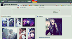 Desktop Screenshot of heavencattherealone.deviantart.com