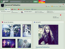 Tablet Screenshot of heavencattherealone.deviantart.com
