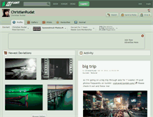 Tablet Screenshot of christianrudat.deviantart.com