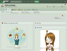 Tablet Screenshot of hugs-of-death.deviantart.com