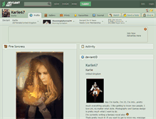 Tablet Screenshot of karlie67.deviantart.com