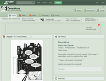 Tablet Screenshot of devanmuse.deviantart.com