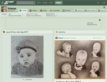 Tablet Screenshot of itsleese.deviantart.com