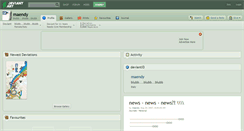 Desktop Screenshot of maendy.deviantart.com
