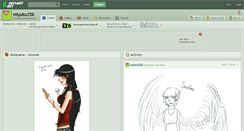 Desktop Screenshot of miyuku258.deviantart.com