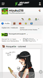 Mobile Screenshot of miyuku258.deviantart.com