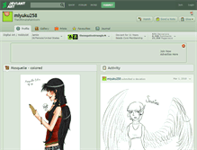 Tablet Screenshot of miyuku258.deviantart.com