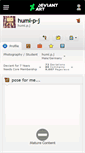 Mobile Screenshot of humi-p-j.deviantart.com