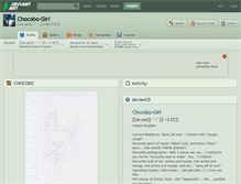 Tablet Screenshot of chocobo-girl.deviantart.com