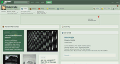 Desktop Screenshot of hobowright.deviantart.com