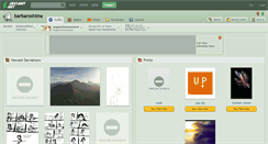 Desktop Screenshot of barbaroshima.deviantart.com