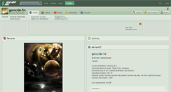 Desktop Screenshot of genocide-54.deviantart.com