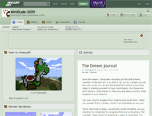 Tablet Screenshot of minidude-2009.deviantart.com