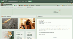 Desktop Screenshot of paradoxphotos.deviantart.com