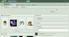 Desktop Screenshot of ghostclown.deviantart.com