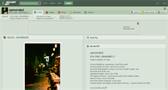 Desktop Screenshot of openended.deviantart.com