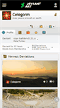 Mobile Screenshot of celegorm.deviantart.com