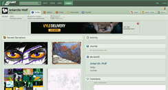 Desktop Screenshot of antarctic-wolf.deviantart.com