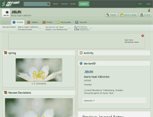 Tablet Screenshot of jiburi.deviantart.com