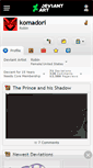 Mobile Screenshot of komadori.deviantart.com