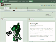 Tablet Screenshot of darkmandy6.deviantart.com