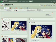 Tablet Screenshot of laharl-x-flonne.deviantart.com