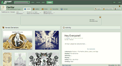 Desktop Screenshot of cianstar.deviantart.com