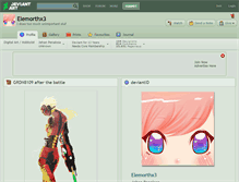 Tablet Screenshot of elemorthx3.deviantart.com