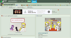 Desktop Screenshot of animevampiregirl25.deviantart.com
