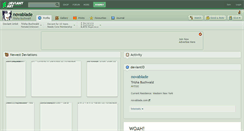 Desktop Screenshot of novablade.deviantart.com