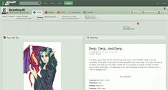Desktop Screenshot of forestimp45.deviantart.com