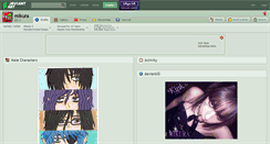 Desktop Screenshot of mikura.deviantart.com