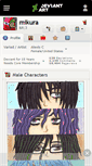 Mobile Screenshot of mikura.deviantart.com