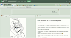 Desktop Screenshot of bunny-gypsy.deviantart.com
