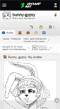 Mobile Screenshot of bunny-gypsy.deviantart.com