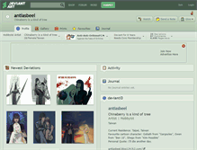 Tablet Screenshot of antiasbeel.deviantart.com