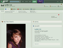 Tablet Screenshot of luvlife1122.deviantart.com