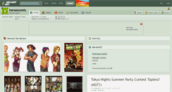 Desktop Screenshot of heroescomic.deviantart.com