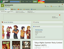 Tablet Screenshot of heroescomic.deviantart.com