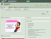 Tablet Screenshot of emacartoon.deviantart.com