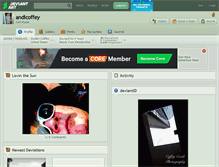 Tablet Screenshot of andicoffey.deviantart.com
