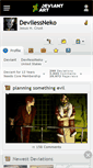 Mobile Screenshot of devilessneko.deviantart.com