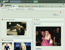 Tablet Screenshot of matissera.deviantart.com